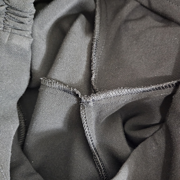 Rooka Pants Womens Size L Black Pull On Crop Jogger Hem Elastic Waistband - Picture 12 of 14